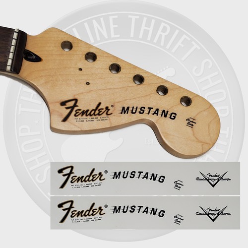 Fender mustang waterslide - 70's,